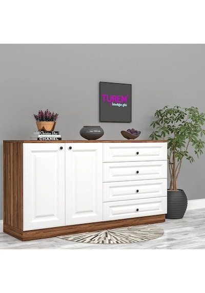 Menekşe Membran Kapak Konsol Mdf Beyaz Menekşe Membran Kapak Konsol Mdf Beyaz