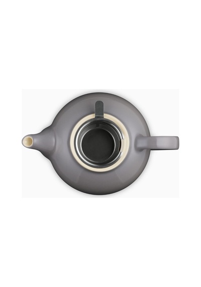 Le Creuset Paslanmaz Çelik Süzgeçli Seramik Çaydanlık, 1.3l Gri