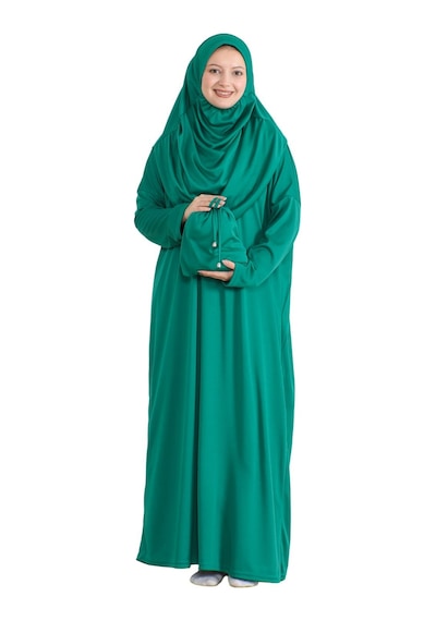 Modish Group Keseli Namaz Elbisesi Eşarp Ve Tesbih Hazır Tesettür Giyim Türban Müslüman Giysi Takım Yeşil Modish Group Keseli Namaz Elbisesi Eşarp Ve Tesbih Hazır Tesettür Giyim Türban Müslüman Giysi Takım Yeşil