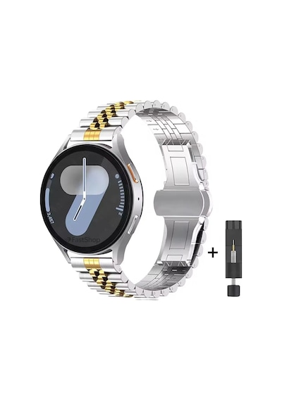 Samsung Galaxy Watch 7 Fe 4 5 Pro 6 Seri 40 42 43 44 45 46 47 Mm Uyumlu Çelik Rolex Saat Kordonu