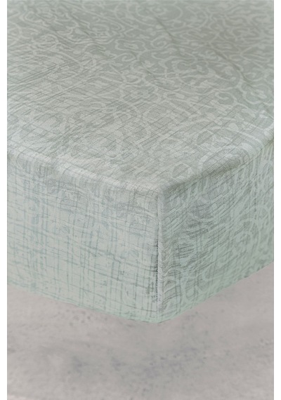 River 4 Parça Çift Kişilik Pike 230x250 , Fıttd. Çarşaf , Yastık Kılıfı Takımı %100 Pamuk Mint Yeşili