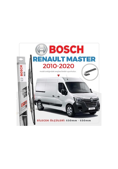 Bosch Eco Renault Master 2010 - 2020 Ön Silecek Takımı