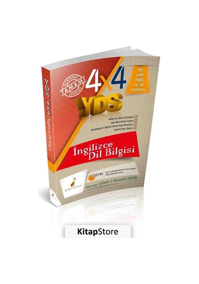 4X4 Yds Seti 4. Kitap İngilizce Dilbilgisi - Mustafa Demir