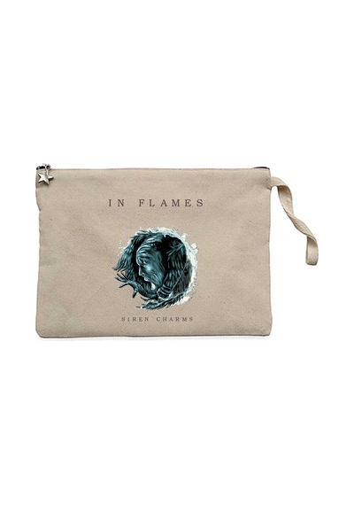 In Flames Siren Charms Krem Clutch Astarlı Cüzdan / El Çantası