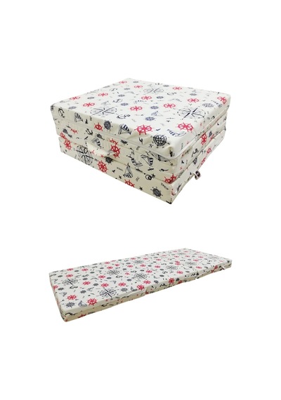 Vip Katlanır Yer Yatağı 8 Cm Kalın Sünger Yatak 80x180x8 Cm-marin