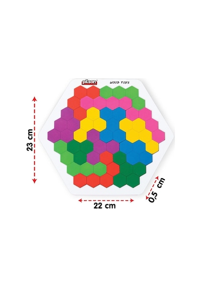 02 016 Ahşap Petek Tangram