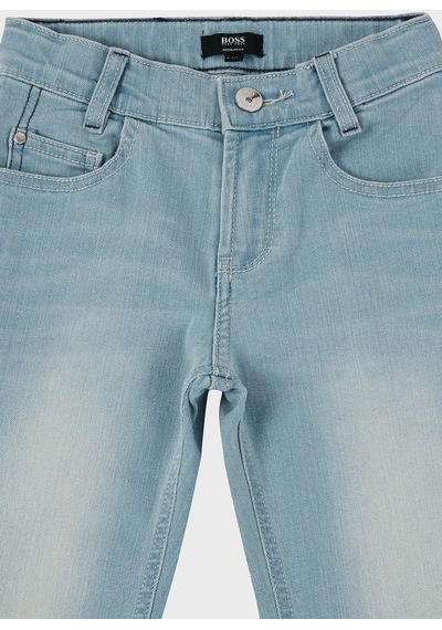 Hugo Boss Çocuk Kot Pantolon 24713/z25 Stone Buz Mavisi Buz Mavi