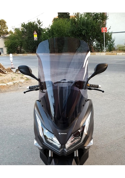 Motocam Kanuni Reha 250 Ön Cam 2022-2026 Model 72cm Füme Renkli 4mm Uzun