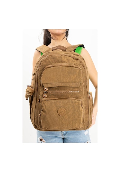 Baginn Unisex Sırt Çantası Hafif Yağmur Geçirmez Klinkır Kumaş Laptop Bölmeli Seyahat Çantası 43 30 Cm 001