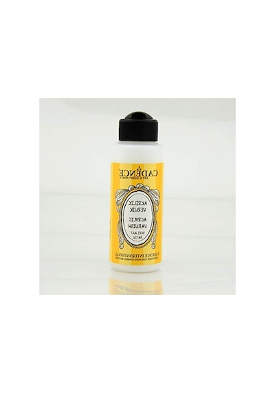 Yarı Mat Su Bazlı Vernik, 120 Ml, Farklı Yüzeyler İçin Uygun 0,15 L