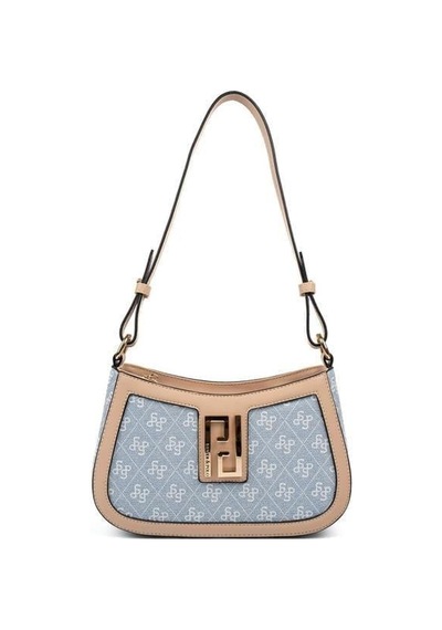 Silver Polo Sp1132 Kadın Çapraz Çanta Monogram Mavi-ten