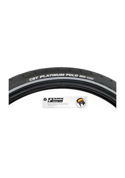 Cst 1762 Platınum 20x1.75 Telli Dış Lastik 3mm Zırhlı Siyah