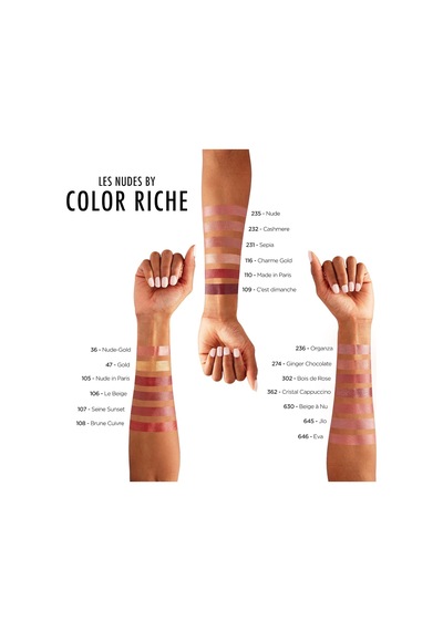 Color Riche Saten Bitişli Ruj - 110 Made İn Paris Nude Çok Renkli