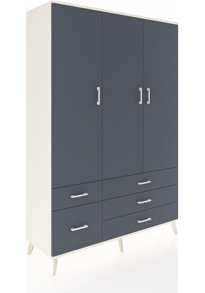 Hyperion Dolap 5 Raflı 5 Çekmeceli Tek Askılı 132x44x195 Aytaşı-antrasit/antrasit Antrasıt/antrasıt Hyperion Dolap 5 Raflı 5 Çekmeceli Tek Askılı 132x44x195 Aytaşı-antrasit/antrasit Antrasıt/antrasıt