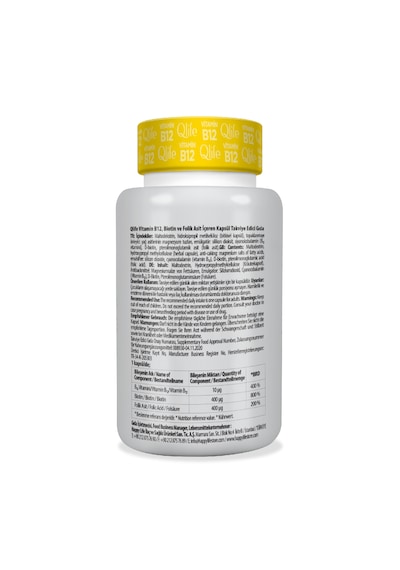 Vitamin B12 - Metilkobalamin B12 Vitamini 1000 Mg 60 Kapsül