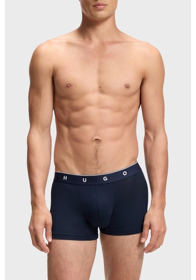 Hugo Logolu 3 Pack Boxer Erkek Boxer 50566294 961 Siyah