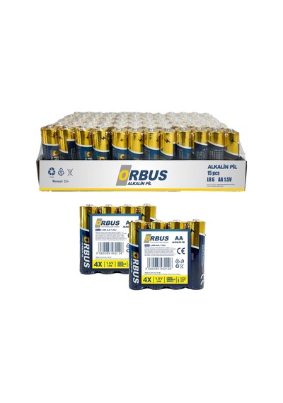 Orbus Lr6 Aa 1.5v Alkalin Kalem Pil - 10 Adet