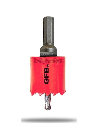 Gfb Bi Metal Panç Metal Testere  20 MM + Hex Düz Mandren Girişli Adaptör