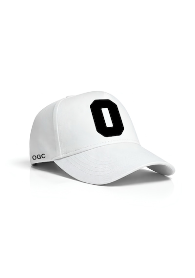 Ogc O Harfi Unisex Şapka Beyaz