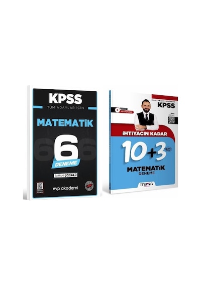 Marka + Evp İhtiyacın Kadar Kpss Matematik 13+6 Deneme 2 Li Set