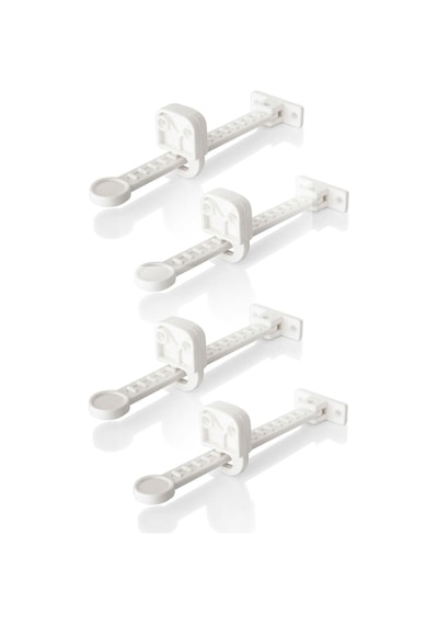 Baby Lock 4 Adet Çocuk Güvenlik Ayarlanabilir Pencere Kilidi Çok Renkli