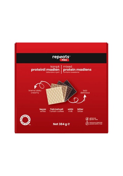 Pro Yüksek Proteinli Madlen Çikolata 385gr