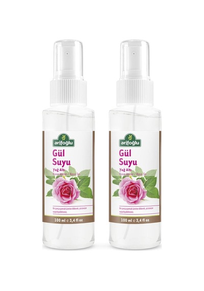 Tr Gül Suyu Sprey 100ml + 100ml 2 Li Set