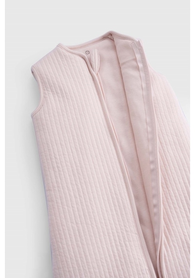 Elyaf Dolgulu Kapitone Pembe Uyku Tulumu 0-6 Ay Pembe