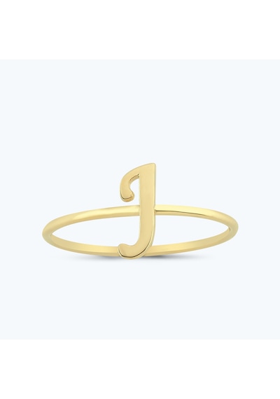 Altınbaş Altın J Harfi Yüzük Jyzıntgk01-25295