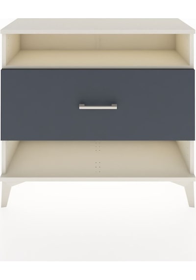 Arges Şifonyer Tek Raflı Tek Çekmeceli 88x30x80 Aytaşı-antrasit Aytaşı
