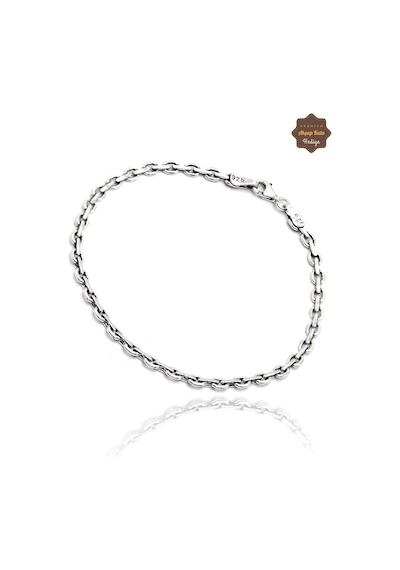4 Mm Gemici Model 925 Ayar Saf Gümüş Erkek Bileklik 201025876