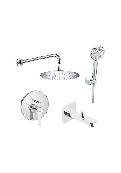 Roca Esteria Pack Eco Ankastre Banyo Seti Gagalı Krom A5D257EC0K