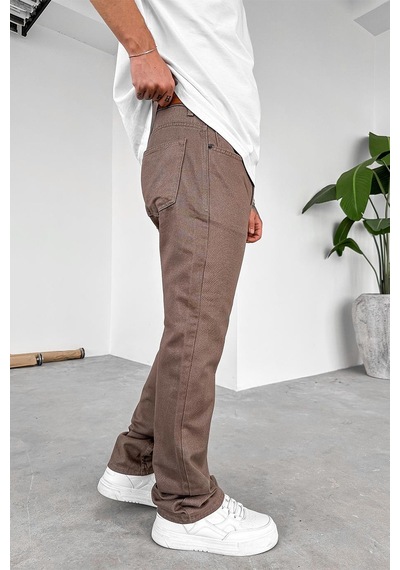 Mocha Basic Premium Baggy Pantolon Mocha