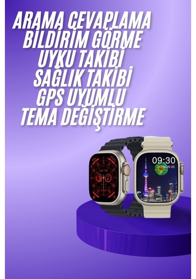 Akıllı Saat Aksesuarları Akıllı Saat Bluetooth Bağlantılı Uyku Ve Sağlık Takibi
