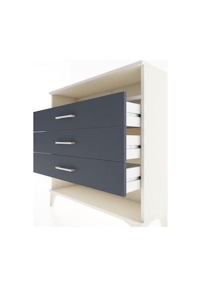 Arges Şifonyer Tek Raflı 3 Çekmeceli 88x30x96 Aytaşı-antrasit Aytaşı