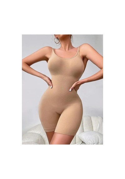 Fit Women Body Yüksek Bel Tam Boy 9050 Bej