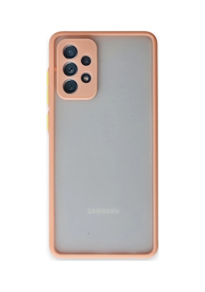 Samsung Uyumlu Galaxy A52 Kılıf Montreal Silikon Kapak - Pembe Aklby-bsva58 standart