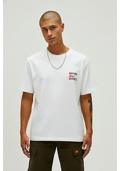 Bad Bear Beyond Erkek Beyaz Tshirt