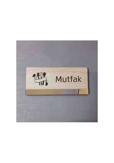Klasik Mdf Serisi Mutfak Kendinden Yapışkanlı Kapı İsimliği Genel