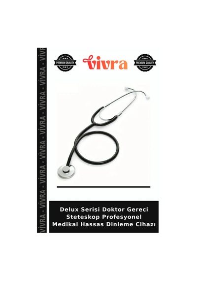 Delux Serisi Doktor Gereci Steteskop Profesyonel Medikal Hassas Dinleme Cihazı