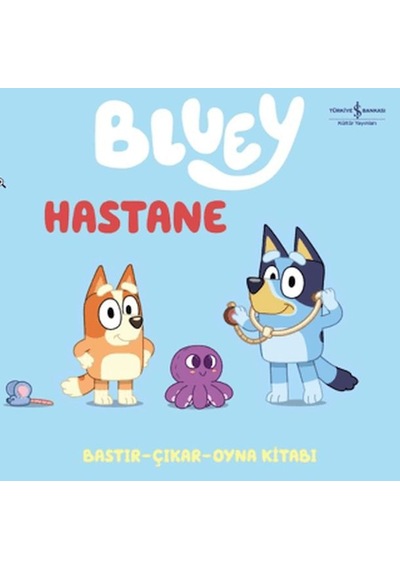 Bluey - Hastane Bastır-çıkar-oyna Kitabı - Qhdh-899525