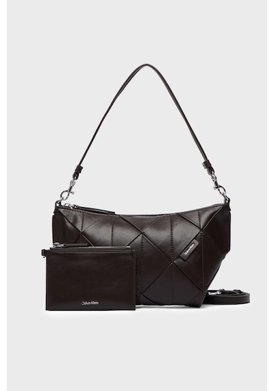 Calvin Klein Logolu Çıkarılabilir Askılı Çanta Lv04f3546gbal Bayan Çanta Lv04f3546g Bal Kahve