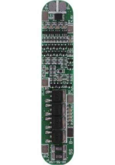 Elektronikport-5S 15A Bms Koruma Kartı Lityum Batarya 18650 Li-İon Lipo Protecti