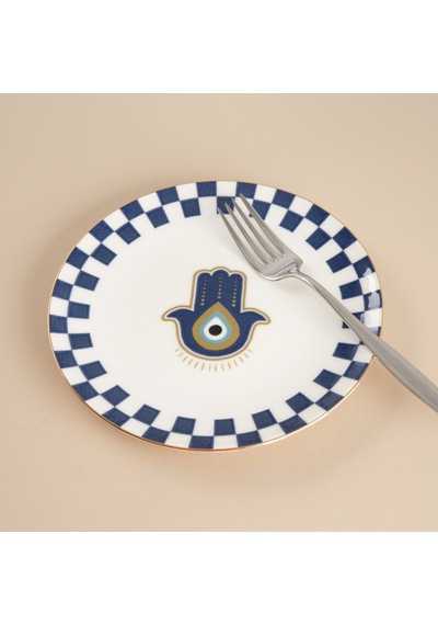 Aryıldız Chance Pasta Tabağı Hamsa 21 Cm Renkli