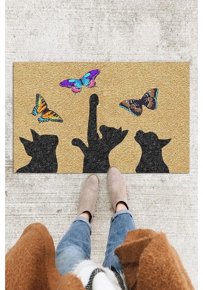 Ayrex Kapı Önü Paspası Dekoratif Dış Mekân Ve Ev İçi Paspas 45x70cm Genel