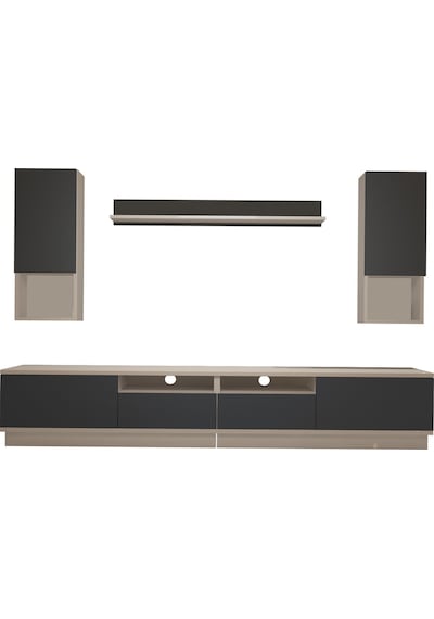 Decoraktiv Trendstyle 5220das Mdf Tv Ünitesi Tv Sehpası Beyaz - Antrasit