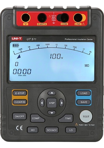 Unı-t Ut 511 Endüstriyel İzolasyon Test Cihazı 1000v 10g Ohm
