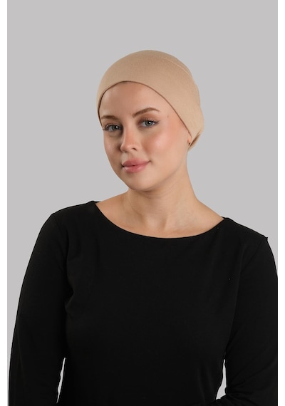 Hürrem Bone Sütlü Kahve Pratik Hazır Geçmeli İç Bone Viskon Süngerli Lastikli 3015 26 Sütlü Kahverengi
