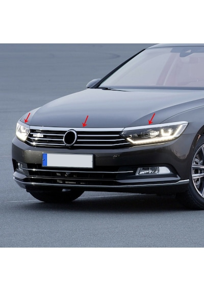 Volkswagen Passat B8 Far Üstü Çıtası 2015-2018 Arası P.Çelik N11.265