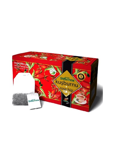Shiffa Home Kuşburnu Doğal Meyve Süzen Poşet Çay 20 x 1.5 G